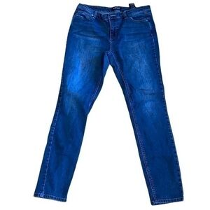 Buffalo skinny jeans, size 10 dark blue